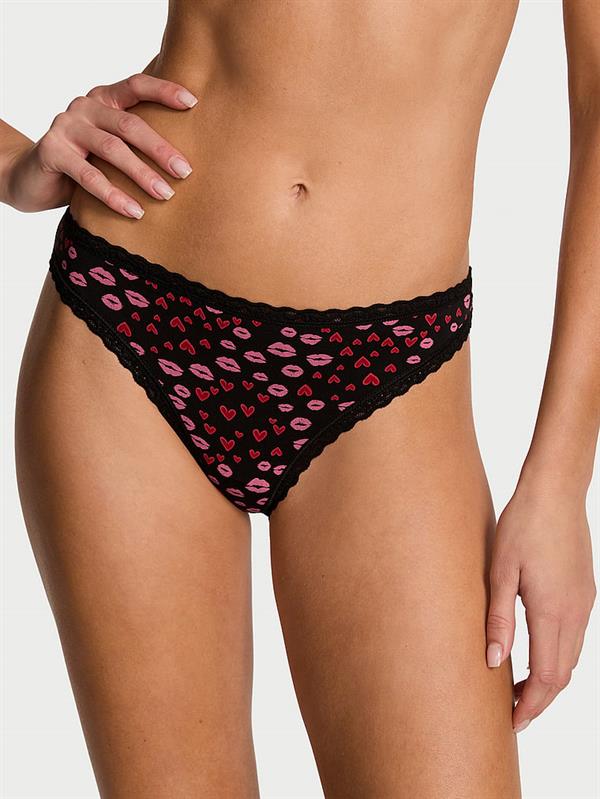 Dantelli Pamuklu Bikini Kulot