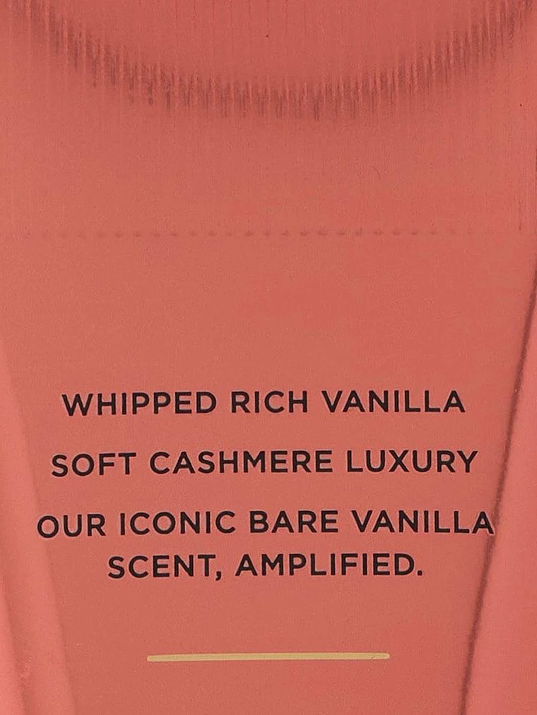 Bare Vanilla Intense Vücut Losyonu arka görünüm