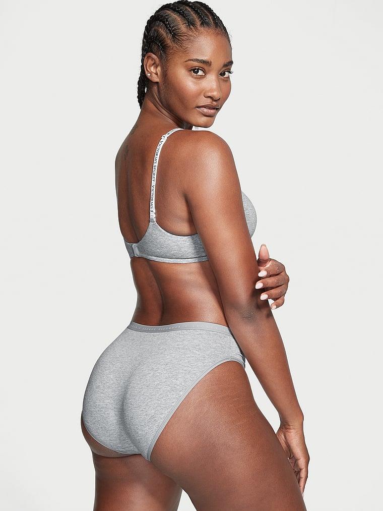Victoria S Secret Esnek Pamuk Yüksek Bacak Boxer Kulot arka görünümü
