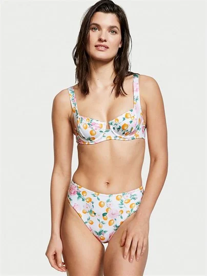 Yüksek Bel Cheeky Bikini Alti ön görünüm