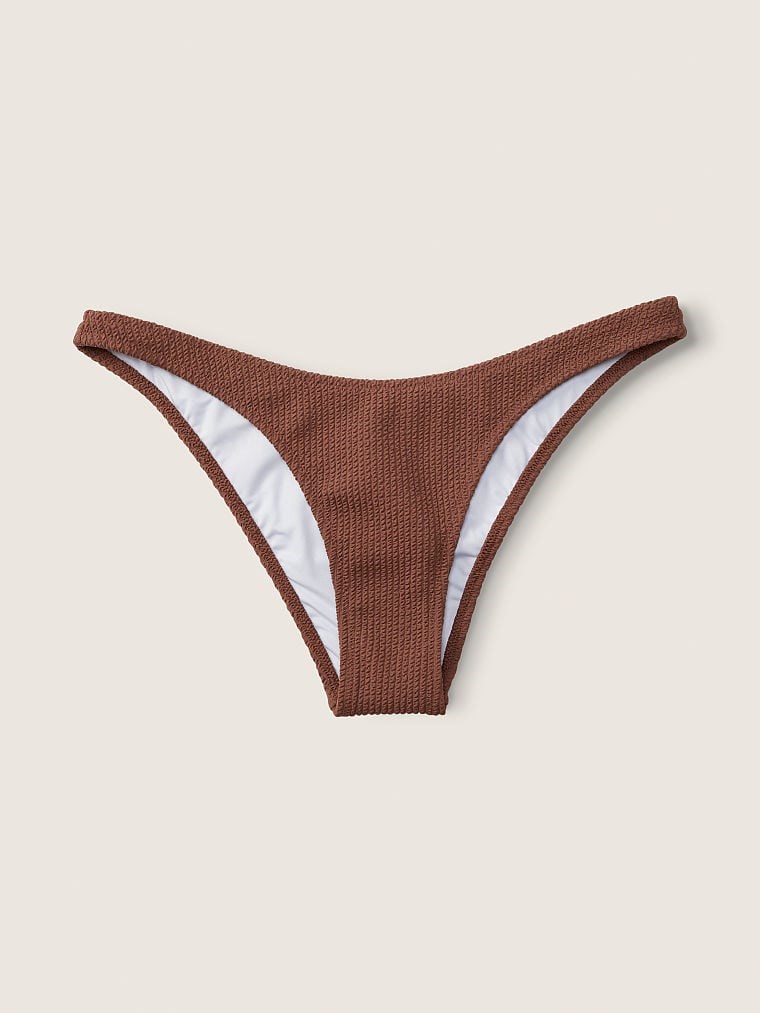 Pink Krinkle Brazilian Kesim Bikini Alti arka görünümü