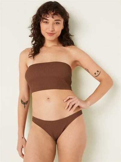 Pink Krinkle Brazilian Kesim Bikini Alti