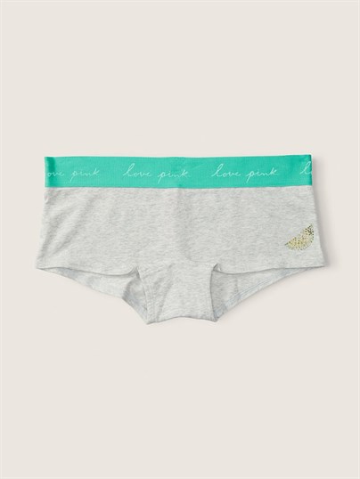Victorias S Secret Pink Logolu Boyshort Kulot