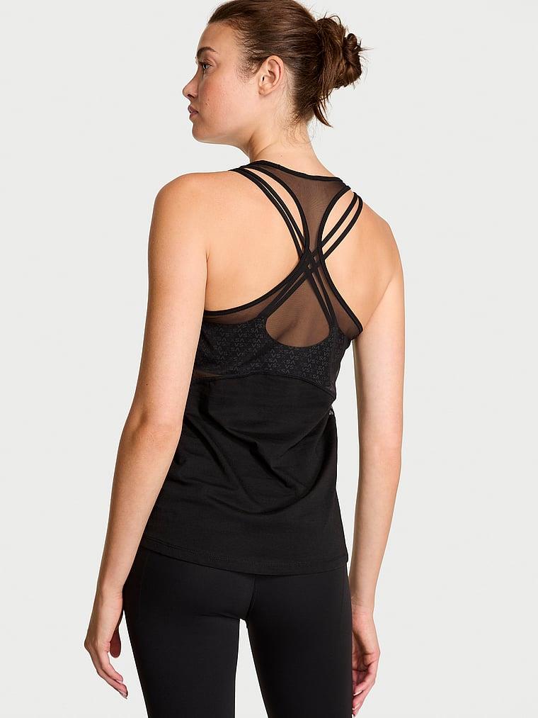 Vsx Pima Pamuklu Jersey Racerback Atlet arka görünümü