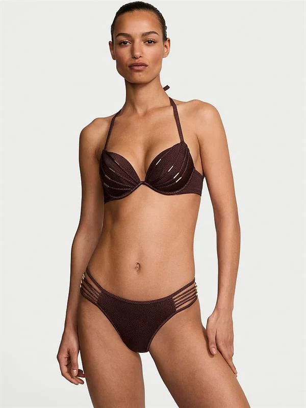 Vs Archives Bantli Push Up Bikini Ustu ön görünüm