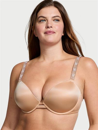 Işıltılı Askili Push Up Sütyen