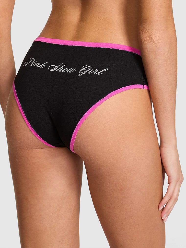 Pink Pamuklu Cheeky Kulot arka görünüm