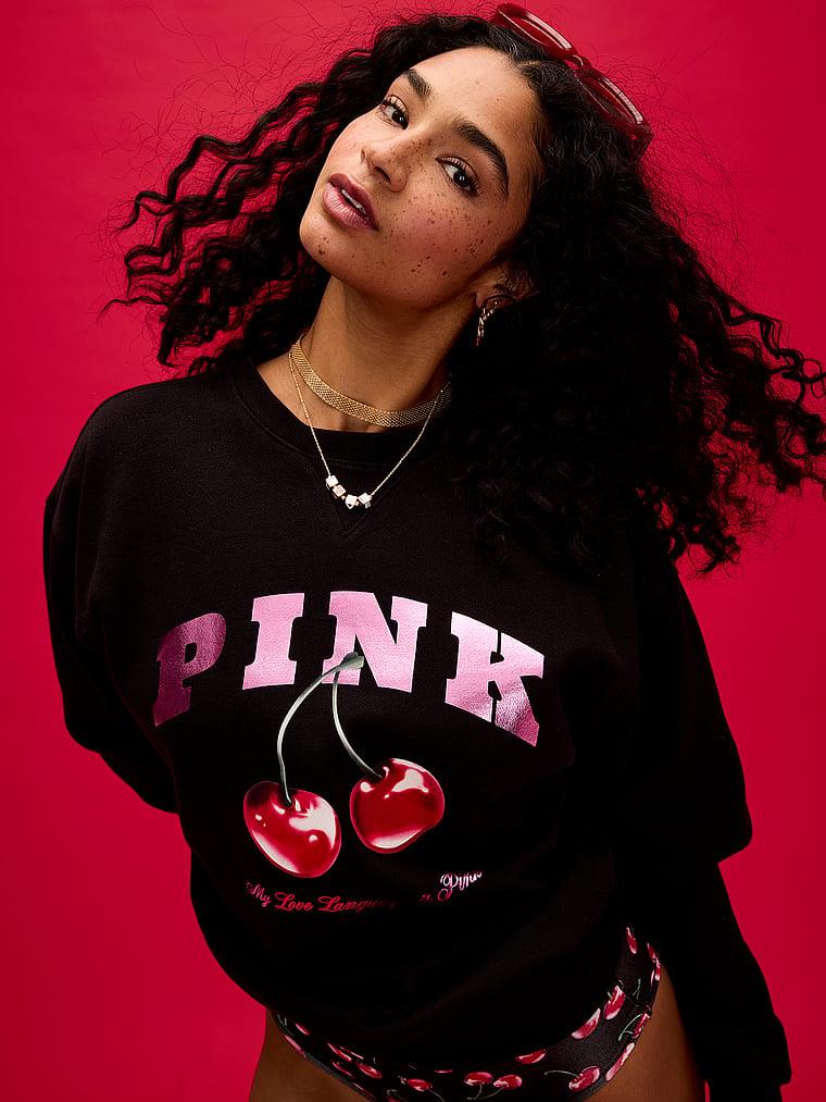 Pink Ivy Oversize Bisiklet Yaka Sweatshirt arka görünümü