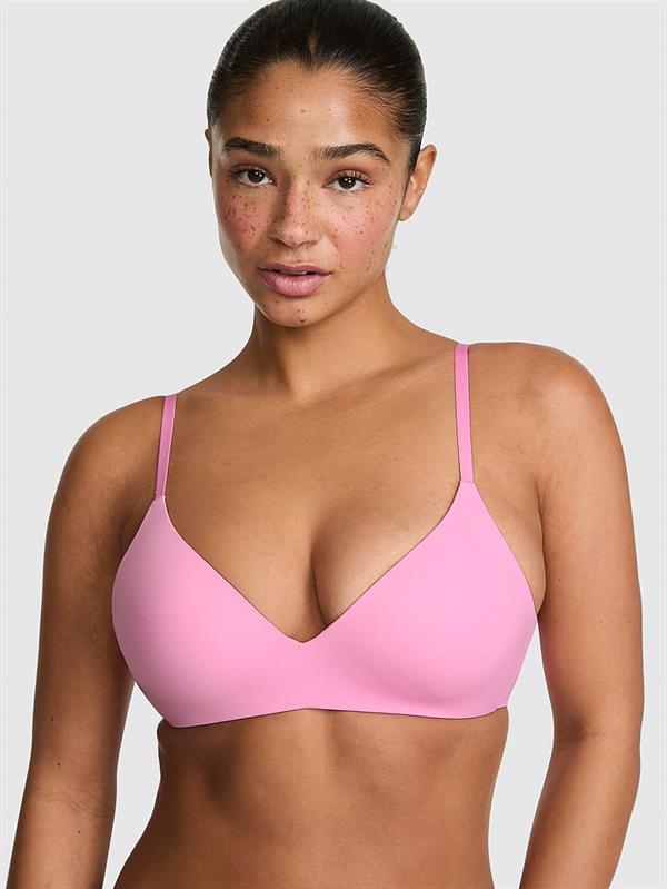 Pink Marshmallow Push Up Balensiz Rahat Sütyen ön görünüm