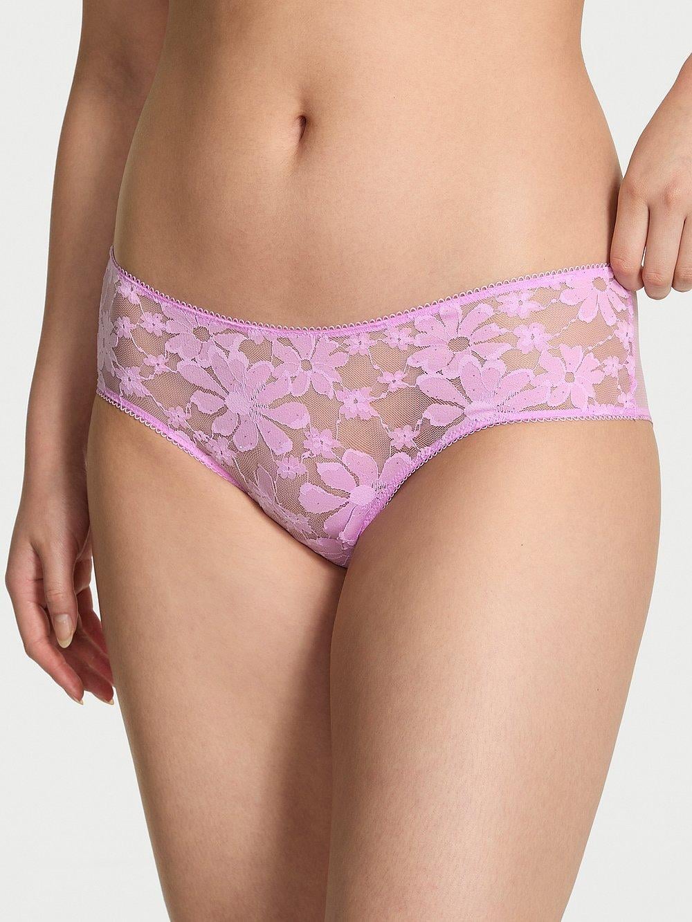 Pink Wink Işıltılı Dantelli Askili Cheeky Kulot arka görünümü