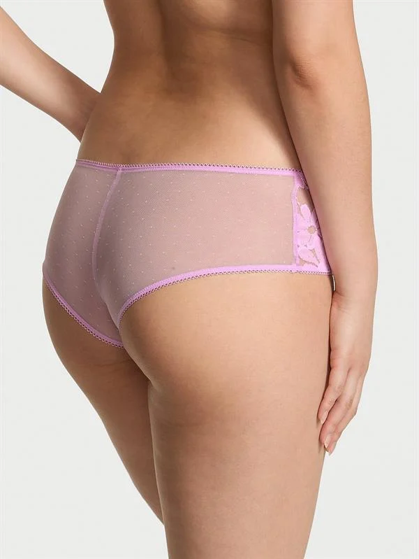 Pink Wink Işıltılı Dantelli Askili Cheeky Kulot ön görünüm