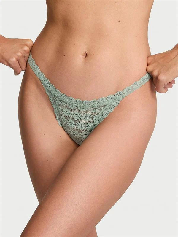 Daisy Dantelli Tanga ön görünüm