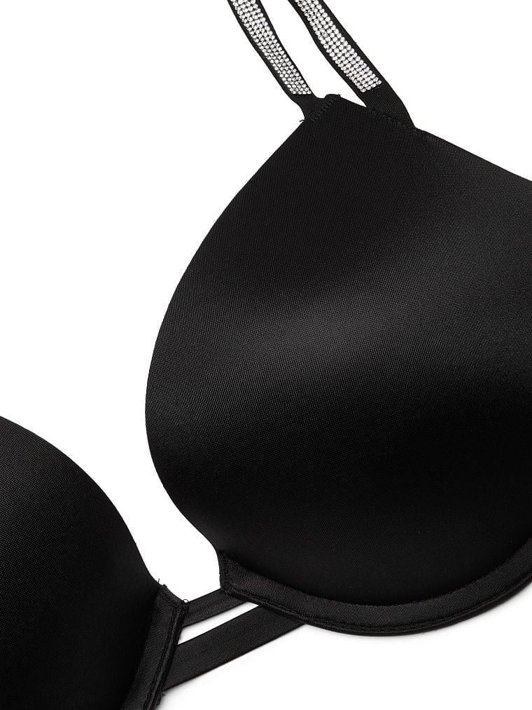Işıltılı Cift Askili Push Up Sütyen arka görünüm