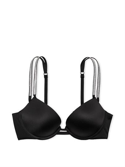 Işıltılı Cift Askili Push Up Sütyen