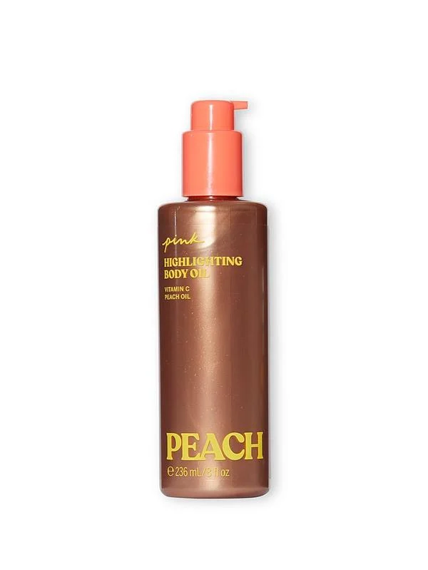 Peach Işıltılı Vücut Yagi ön görünüm