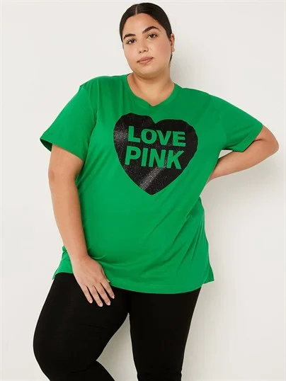 Pink Campus Kısa Kollu T Shirt