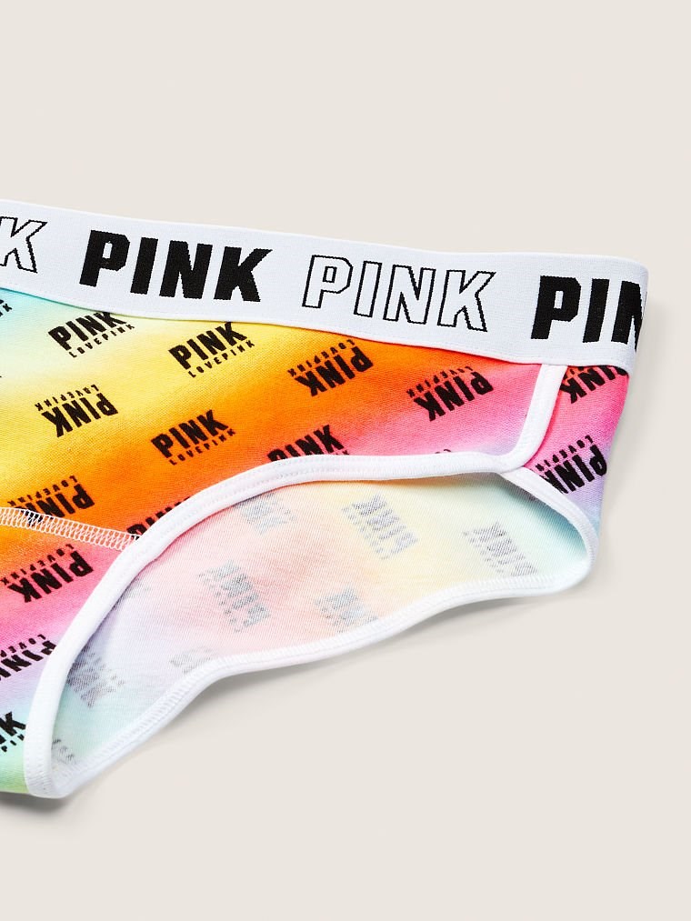 Pink Logo Hipster Kulot arka görünümü