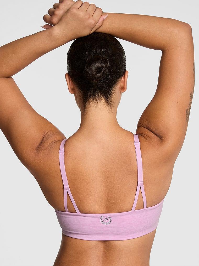 Pink Relay Kare Yaka Sporcu Sütyeni arka görünümü