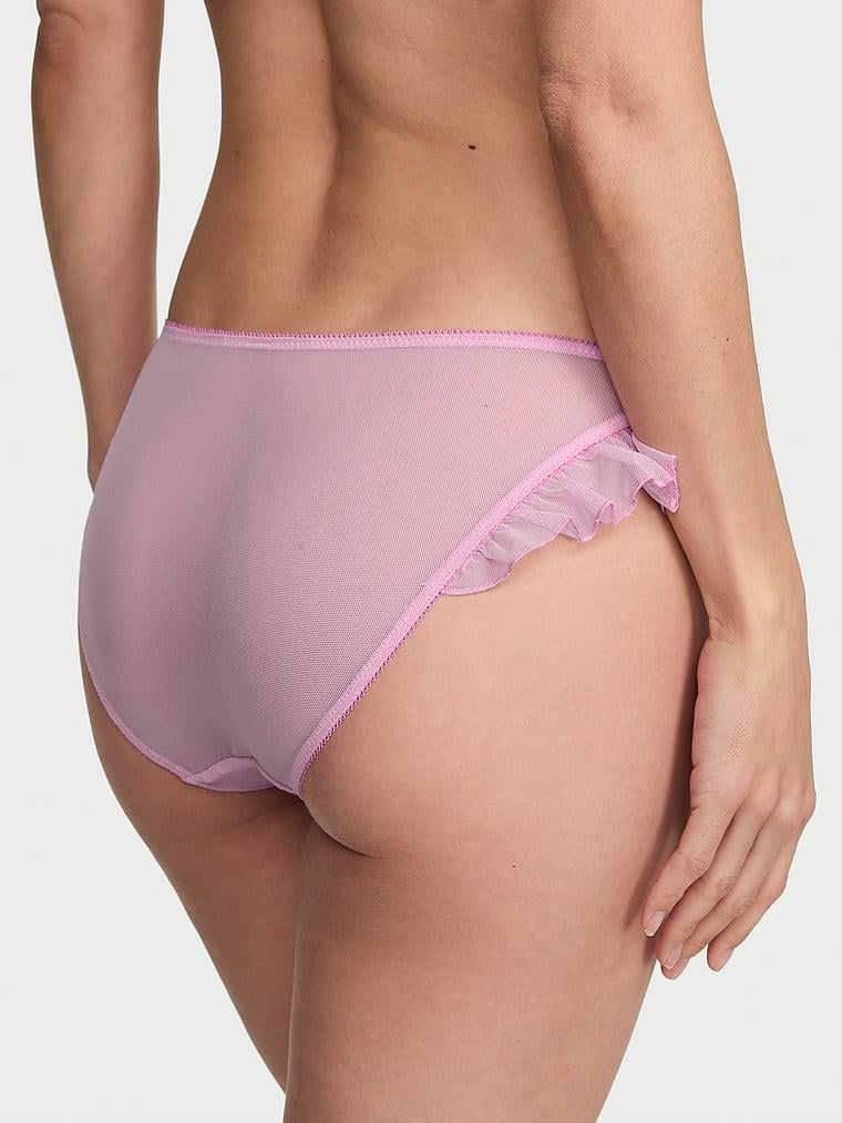 Watercolor Motifli Fırfırlı Bikini Kulot arka görünümü