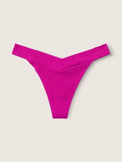 Pink Capraz Bel Bantli Pamuklu Tanga Kulot
