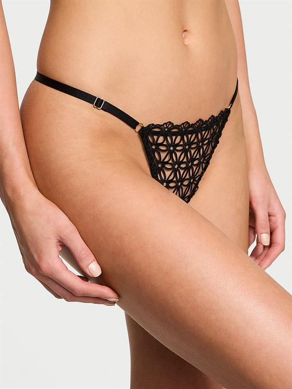 Geo Daisy Dantelli Ayarlanabilir V String Kulot
