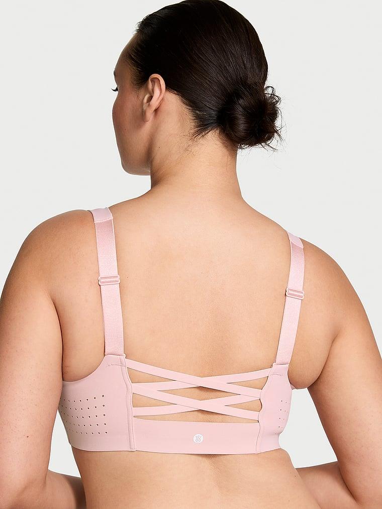 Yeni Stil! Featherweight Önden Fermuarli Maksimum Sporcu Sütyeni arka görünüm