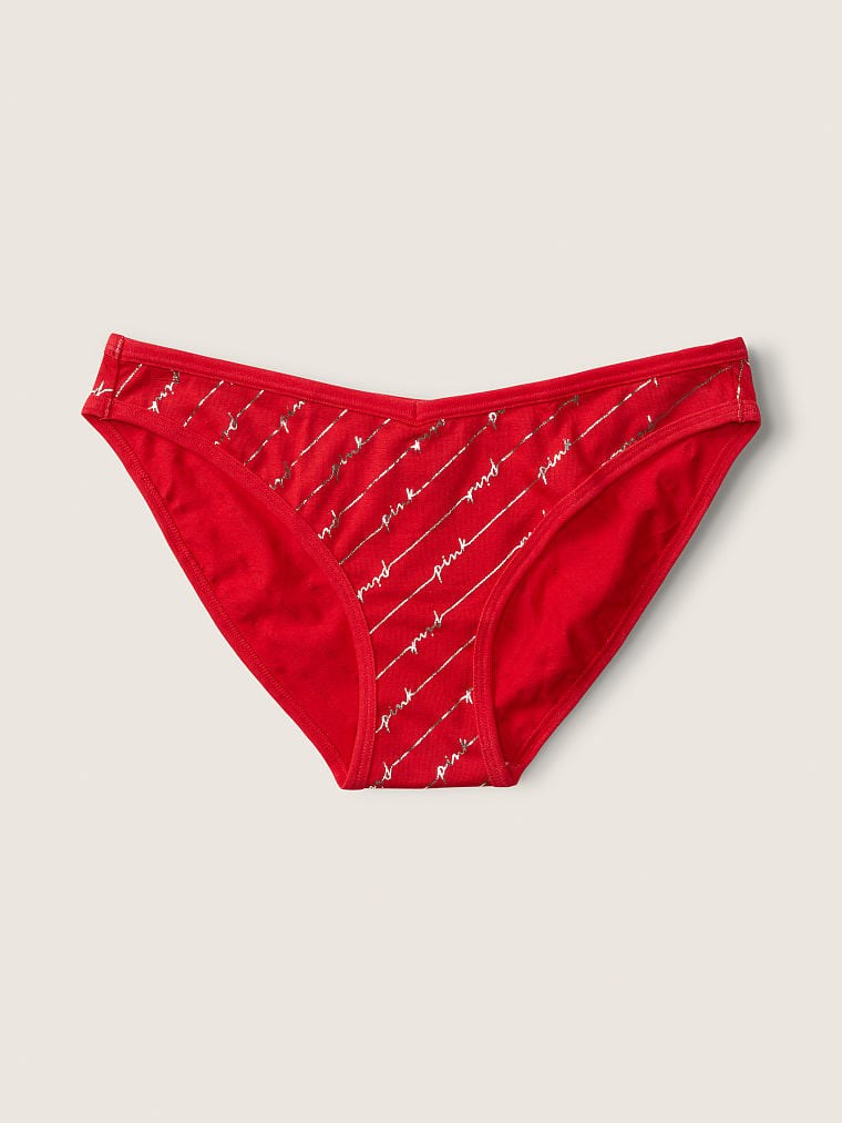 Pink Pamuklu Bikini Kulot arka görünümü