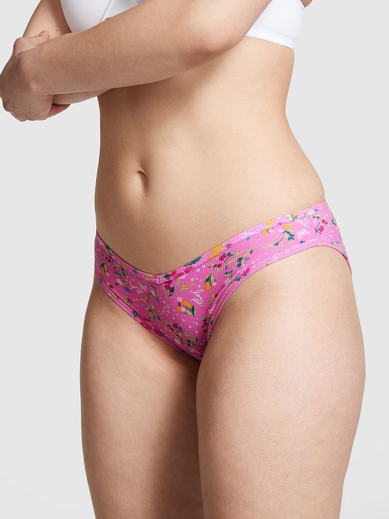 Pink Pamuklu Bikini Kulot arka görünüm