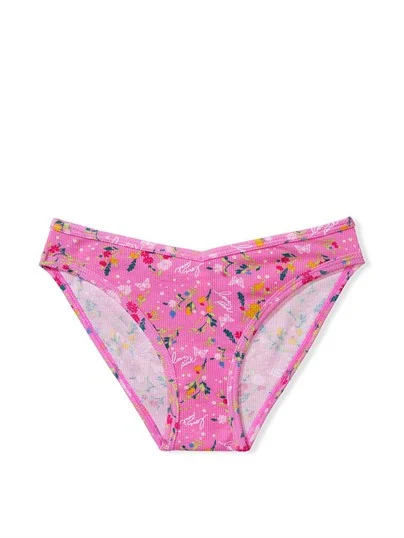 Pink Pamuklu Bikini Kulot