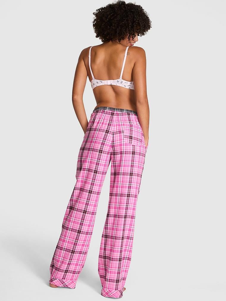 Pink Boyfriend Flanel Pijama Alti arka görünüm
