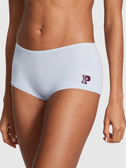 Pink Logolu Pamuklu Boyshort Kulot ön görünüm