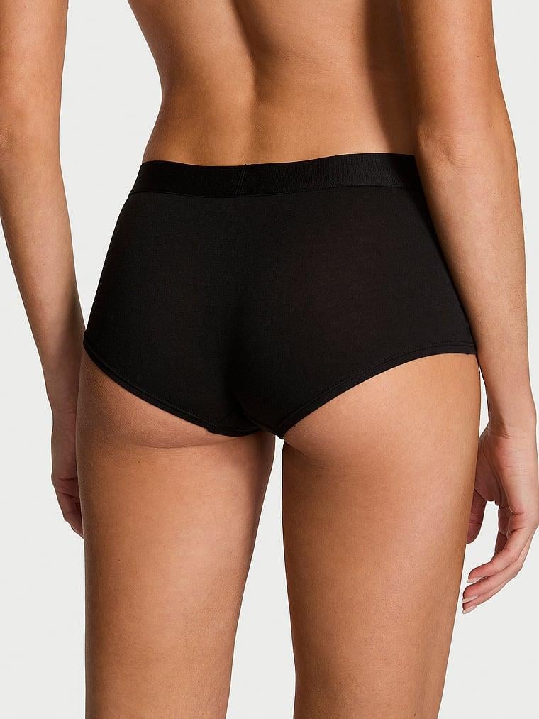 Işıltılı Logolu Boyshort Kulot arka görünüm
