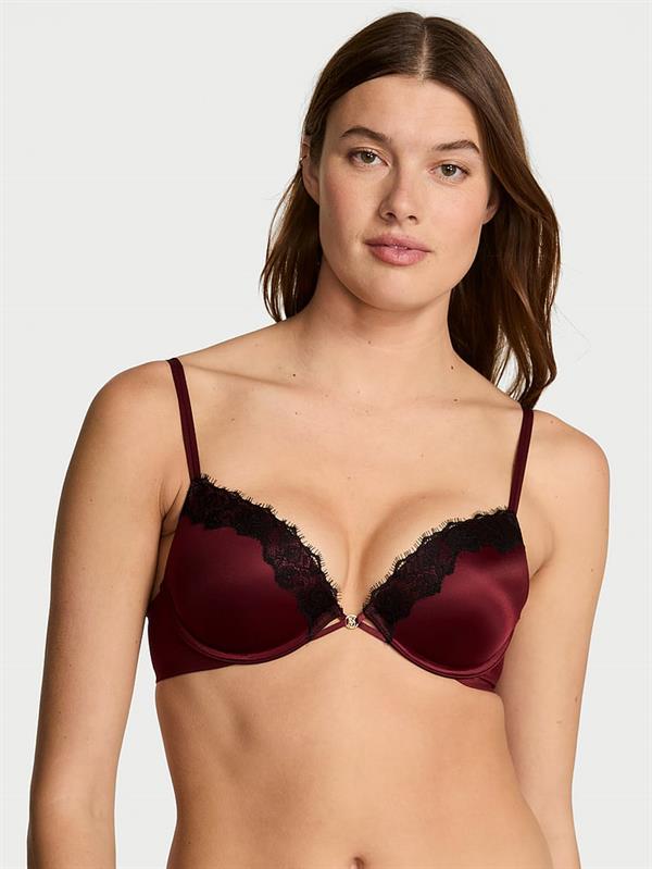 Puruzsuz Dantelli Push Up Sütyen