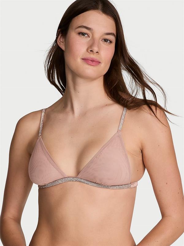 Işıltılı Ucgen Bralet ön görünüm