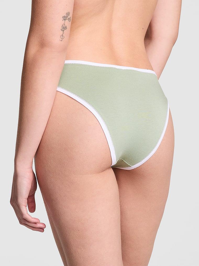 Pink Pamuklu Cheeky Kulot arka görünümü