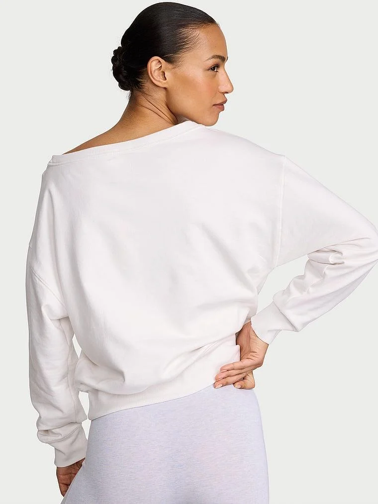 Bridal Kayik Yaka Sweatshirt arka görünüm