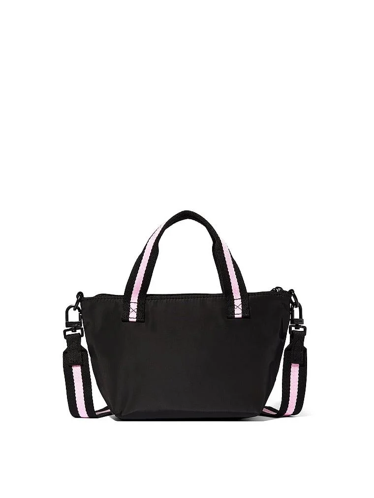 Pink Mini Capraz Tote Çanta arka görünüm
