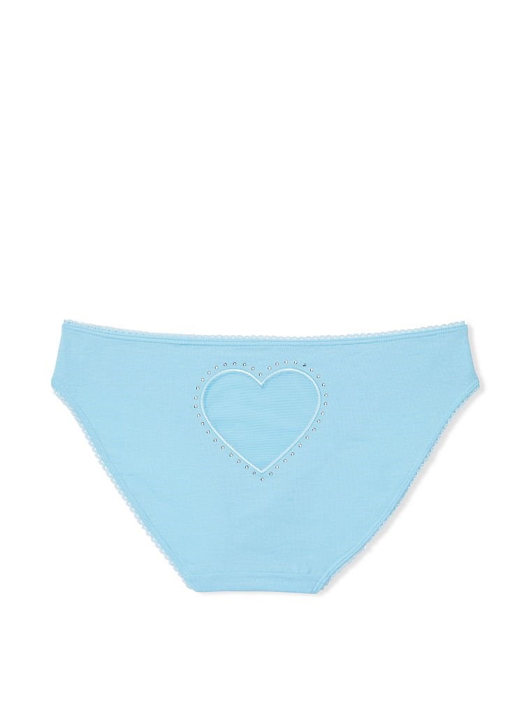 Victorias Secret Pamuk Heart To Break Bikini Kulot arka görünümü