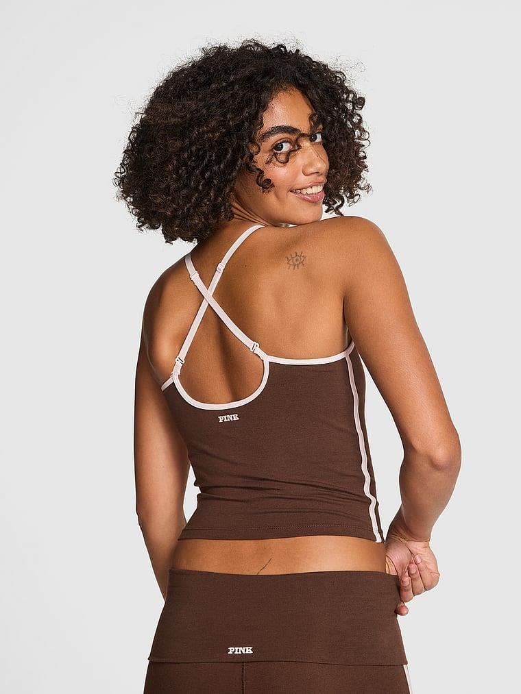 Pink All Day Pamuklu Kare Yakali Ust arka görünüm