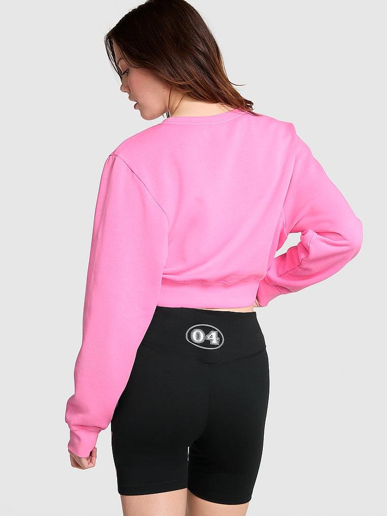 Pink Ivy Fleece Robali Crew Sweatshirt arka görünümü