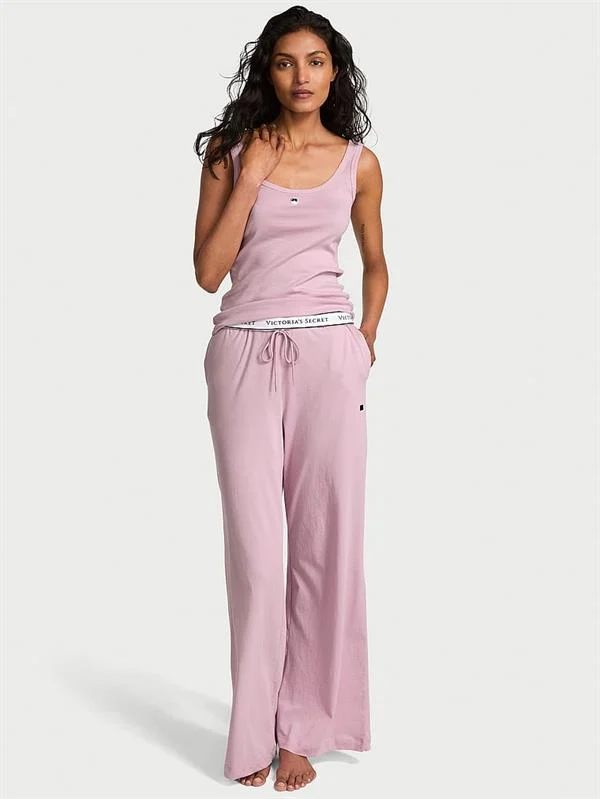 100 Pamuklu Uzun Pijama Takimi