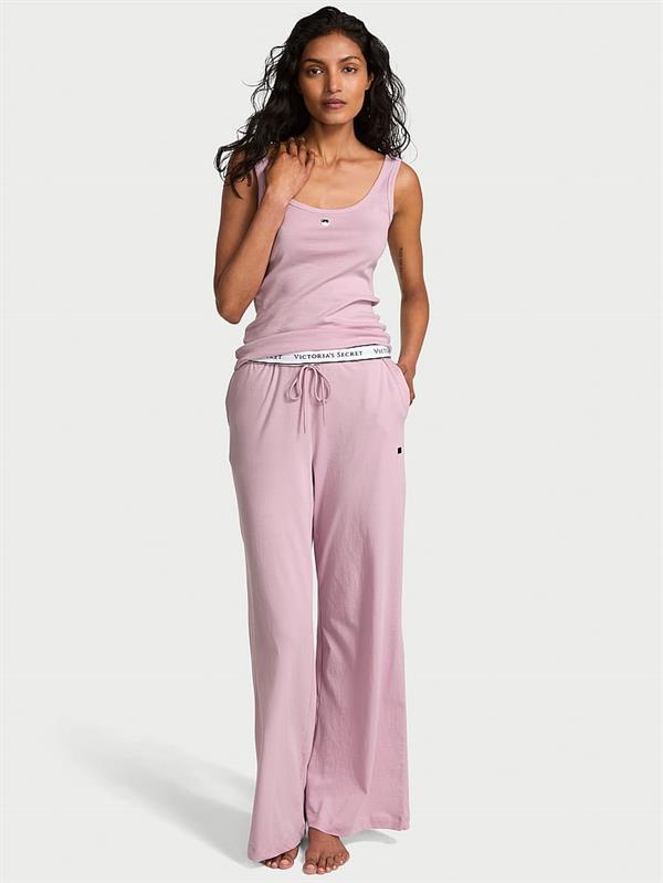 100 Pamuklu Uzun Pijama Takimi
