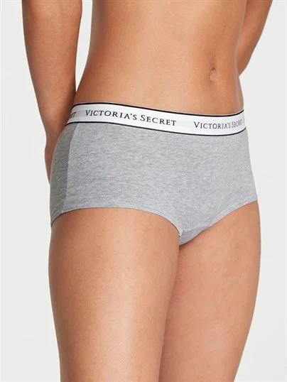 Logolu Pamuklu Boyshort Kulot