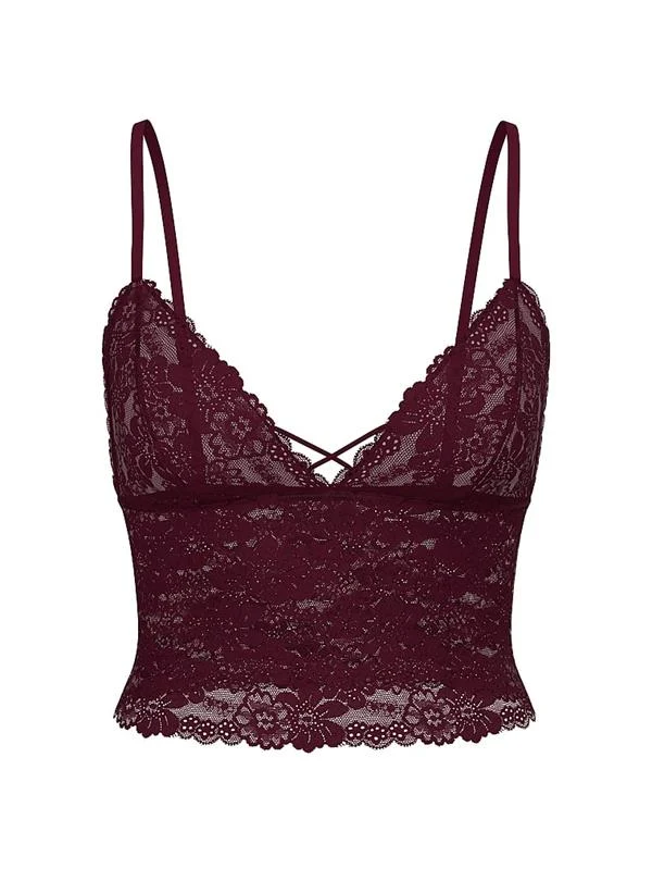 Pink Wink Dantelli Desteksiz Bralet ön görünüm