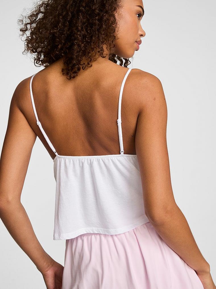 Pink Dream Jersey Babydoll Askili Bluz arka görünümü