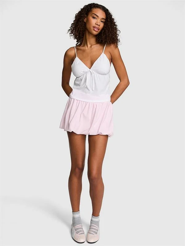 Pink Dream Jersey Babydoll Askili Bluz