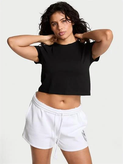 Pink Heritage Pamuklu Crop Tisort
