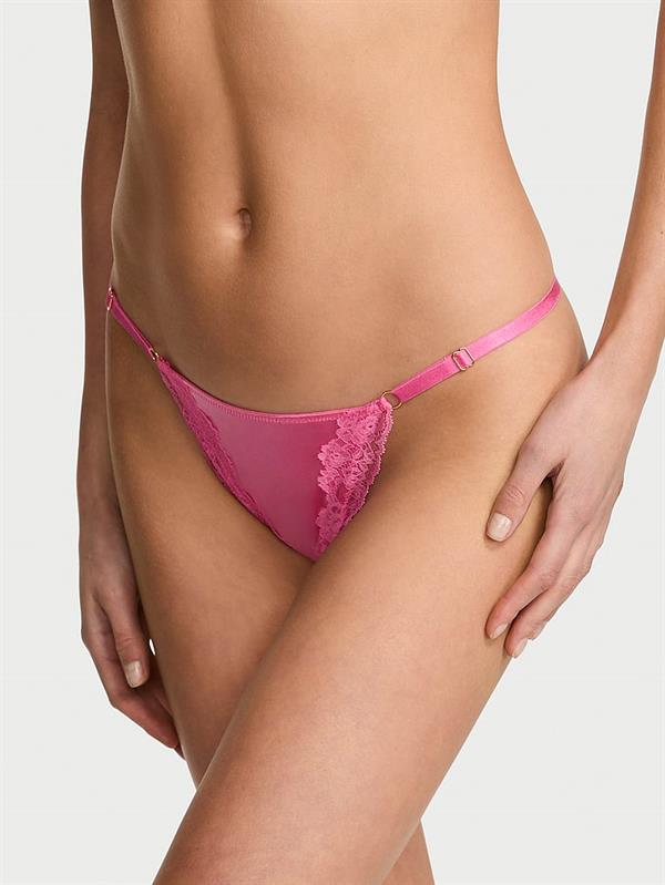 Dantelli Ayarlanabilir V String Kulot