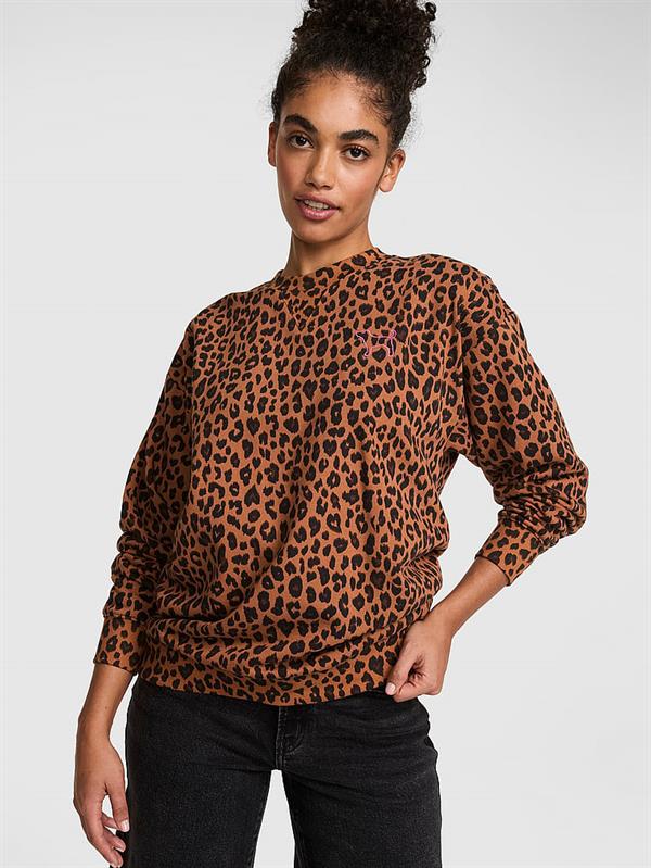 Pink Ivy Oversize Bisiklet Yaka Sweatshirt