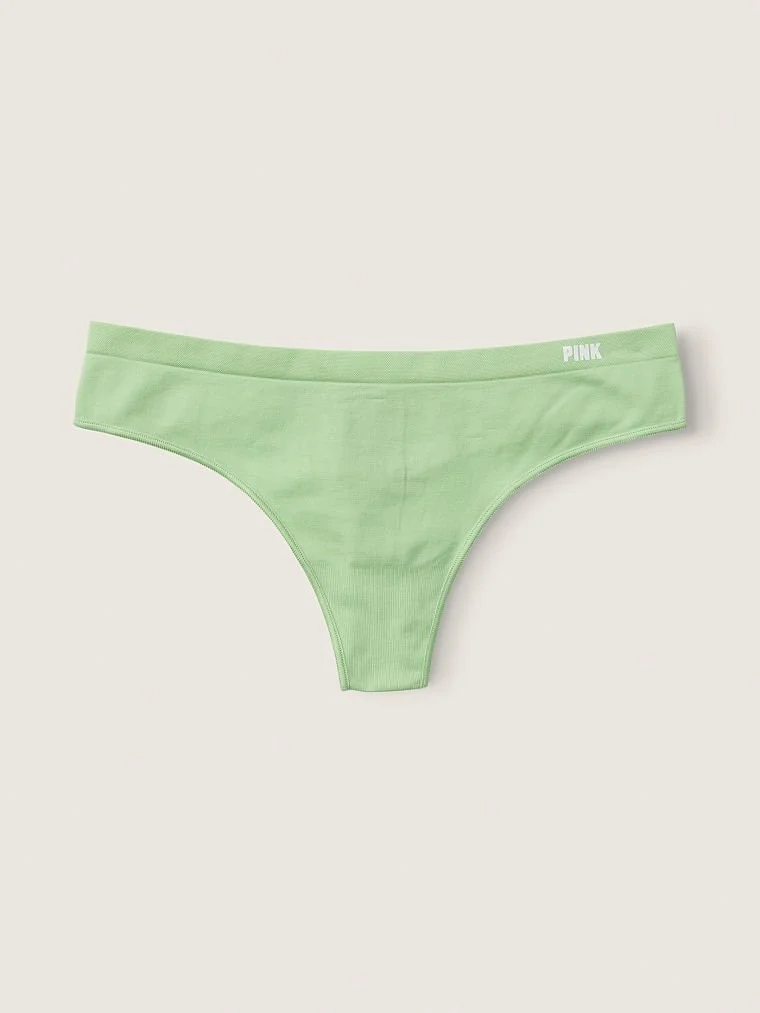 Pink Seamless Tanga Ic Camasiri arka görünüm